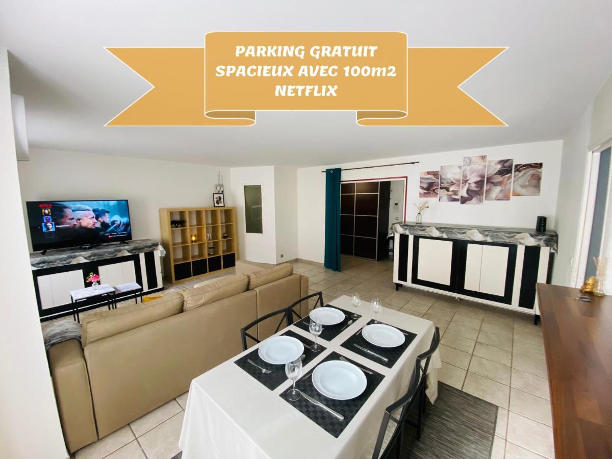Apartament Parking & 100M2 En Plein Centre Ville Reims Zewnętrze zdjęcie